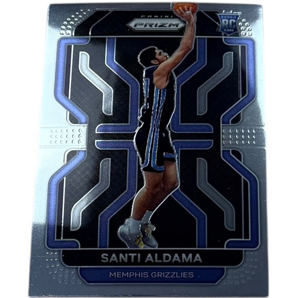 2021 2022 Panini Prizm Rookie RC Santi Aldama Memphis Grizzlies Basketball 276 - Picture 1 of 2